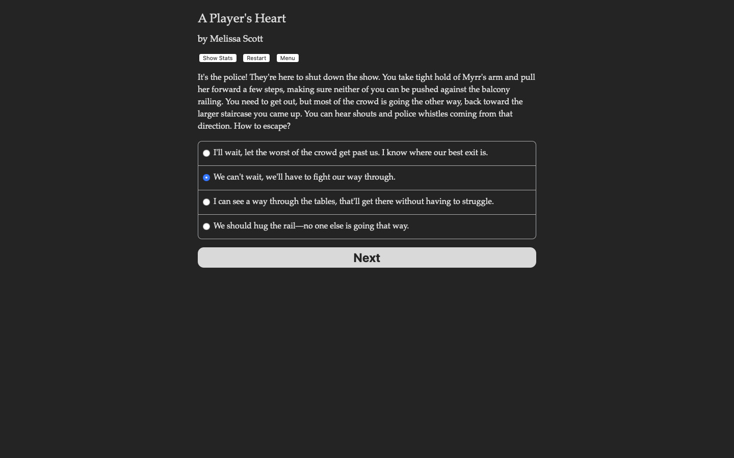 A Player's Heart Featured Screenshot #1