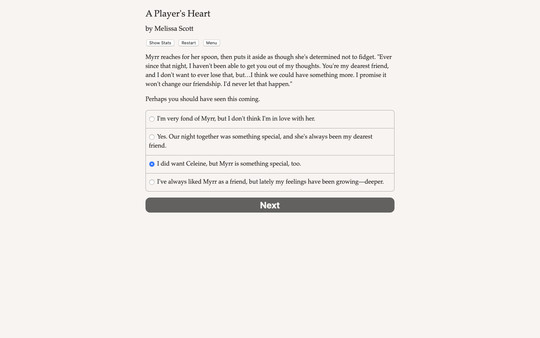Screenshot z A Player's Heart