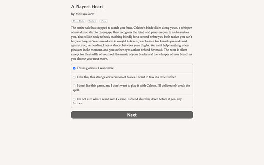 Screenshot z A Player's Heart