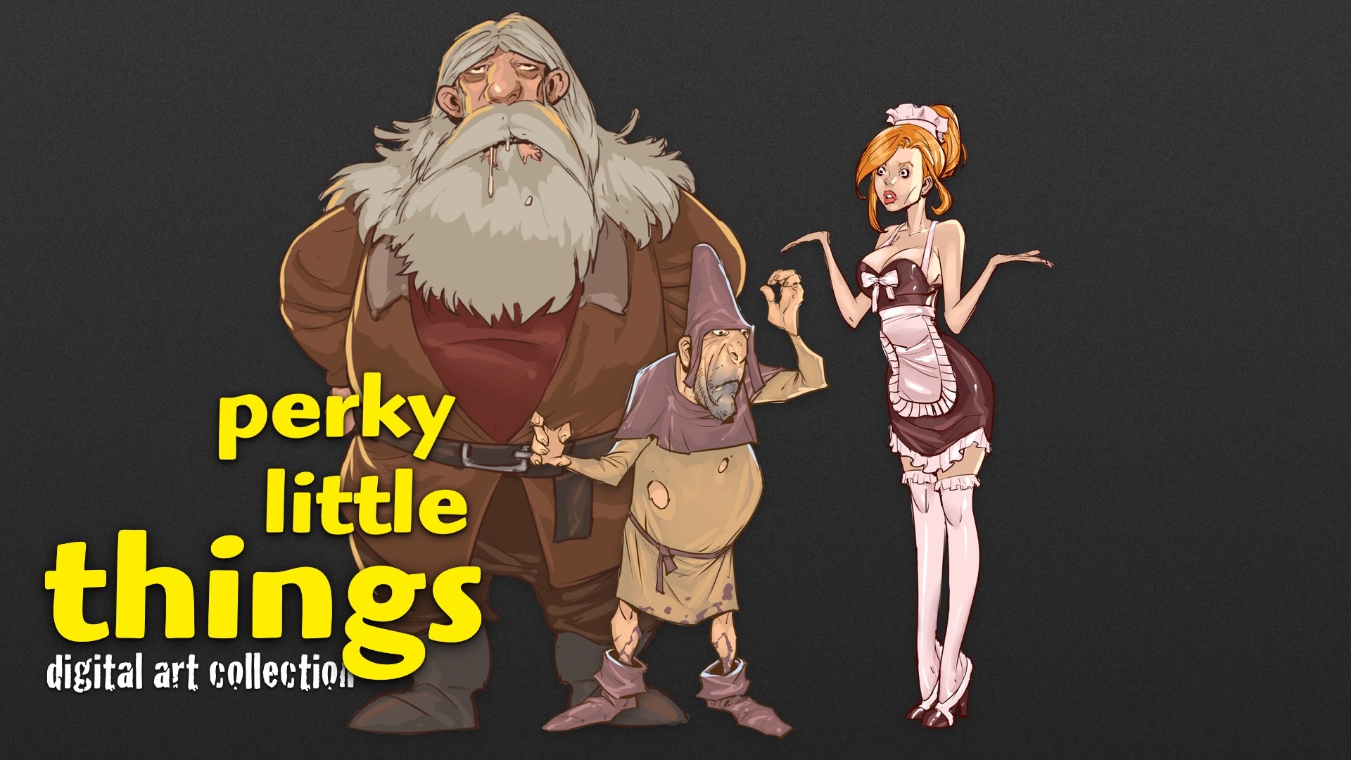 Perky Little Things - Digital Art Collection