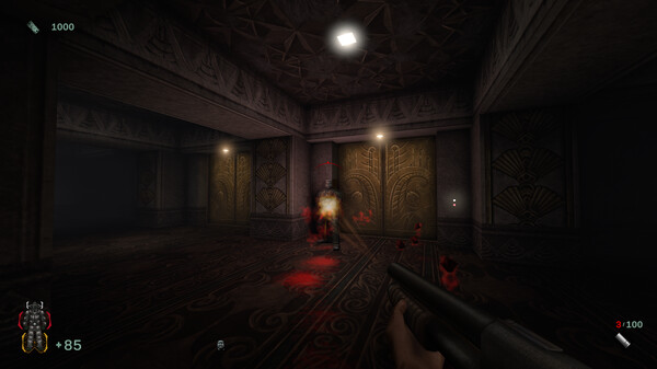 Screenshot of Kingpin: Reloaded gameplay showing in-action mechanics