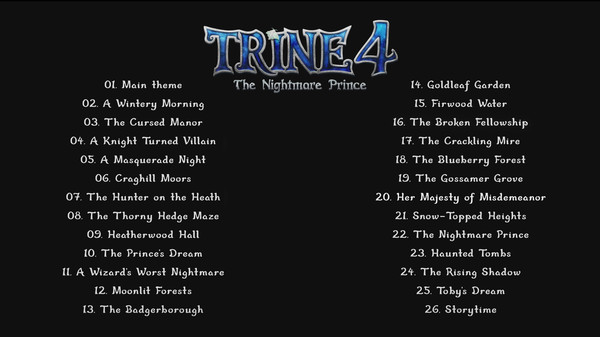Trine 4: The Nightmare Prince Soundtrack