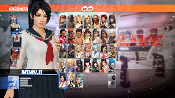 [Revival] DOA6 School Uniform - Momiji — скриншот 1