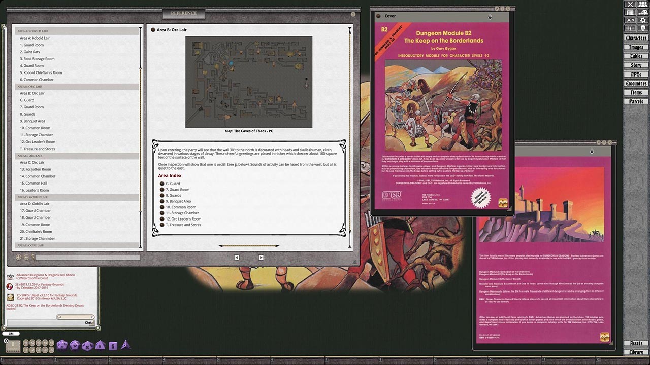 Fantasy Grounds - D&D Classics: B2 The Keep on the Borderlands Featured Screenshot #1