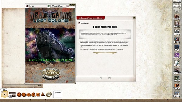 Fantasy Grounds - Deadlands Lost Colony: A Billion Miles from Home!