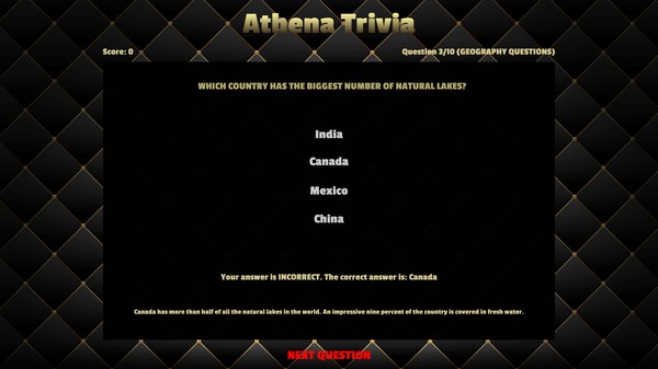 Athena Trivia screenshot 4
