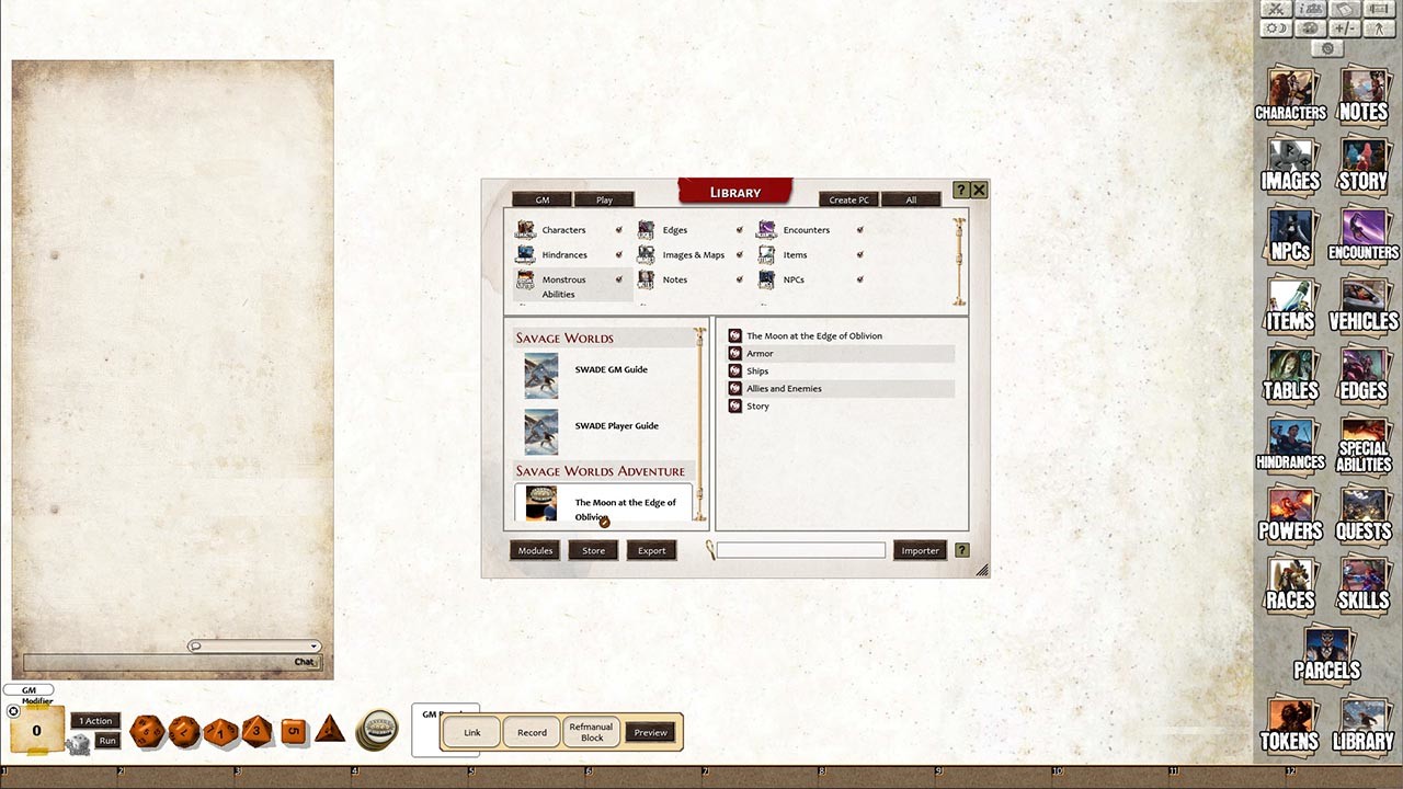 Fantasy Grounds - Moon at the Edge of Oblivion Featured Screenshot #1