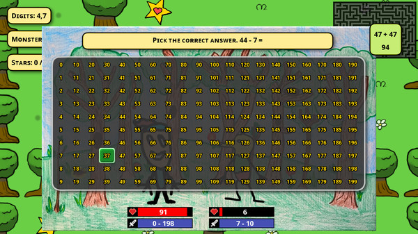 Screenshot z Forest of MATH
