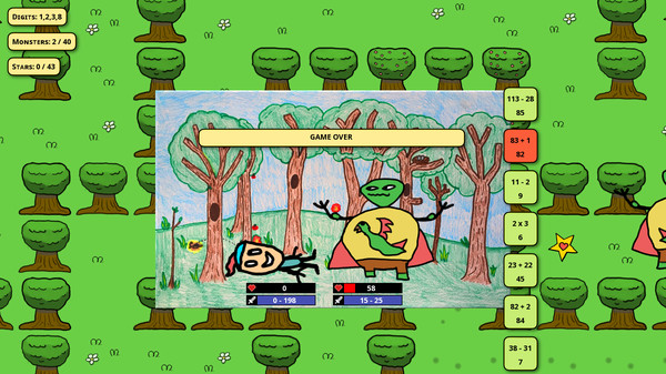 Screenshot z Forest of MATH