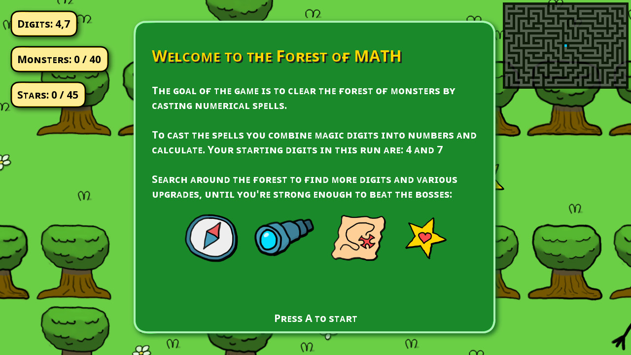 #1. Forest of MATH (Steam) 由: Agencija SQL