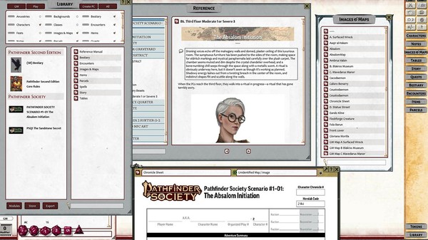 Fantasy Grounds - Pathfinder 2 RPG - Pathfinder Society Scenario #1-01: The Absalom Initiation