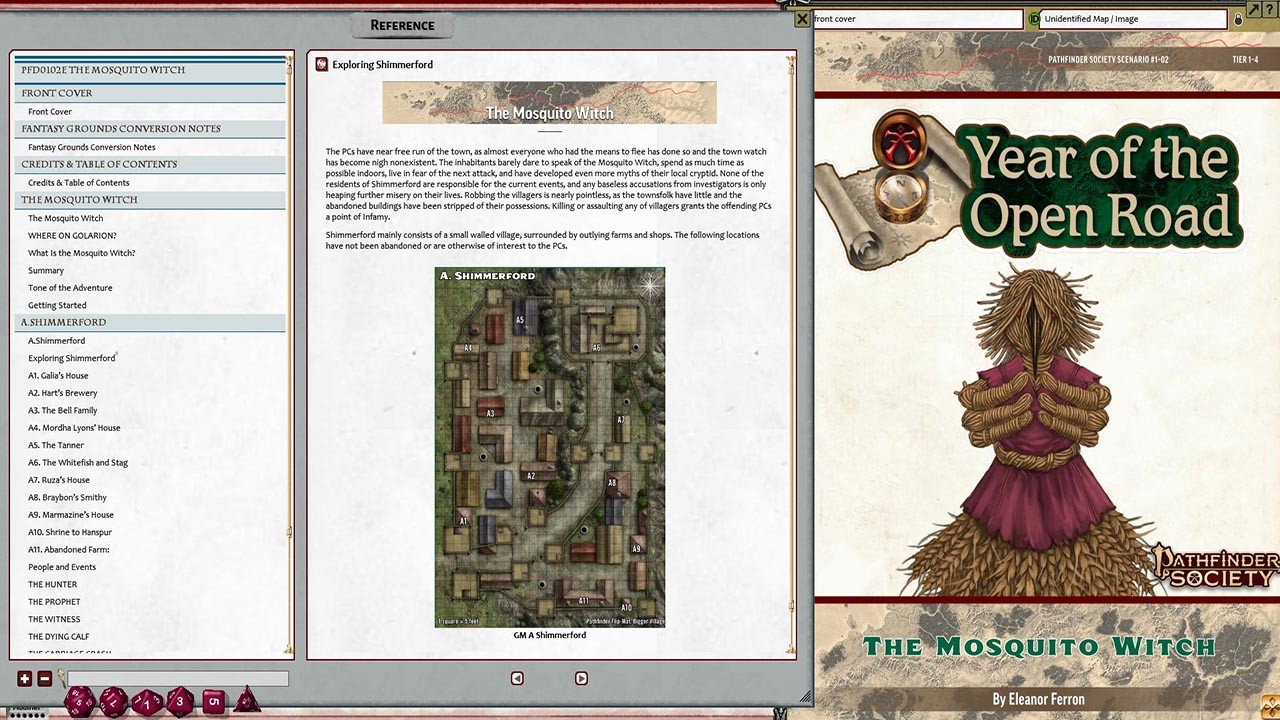 Pathfinder 2 RPG - Pathfinder Society Scenario #1-02: The Mosquito Witchのスクリーンショット 1