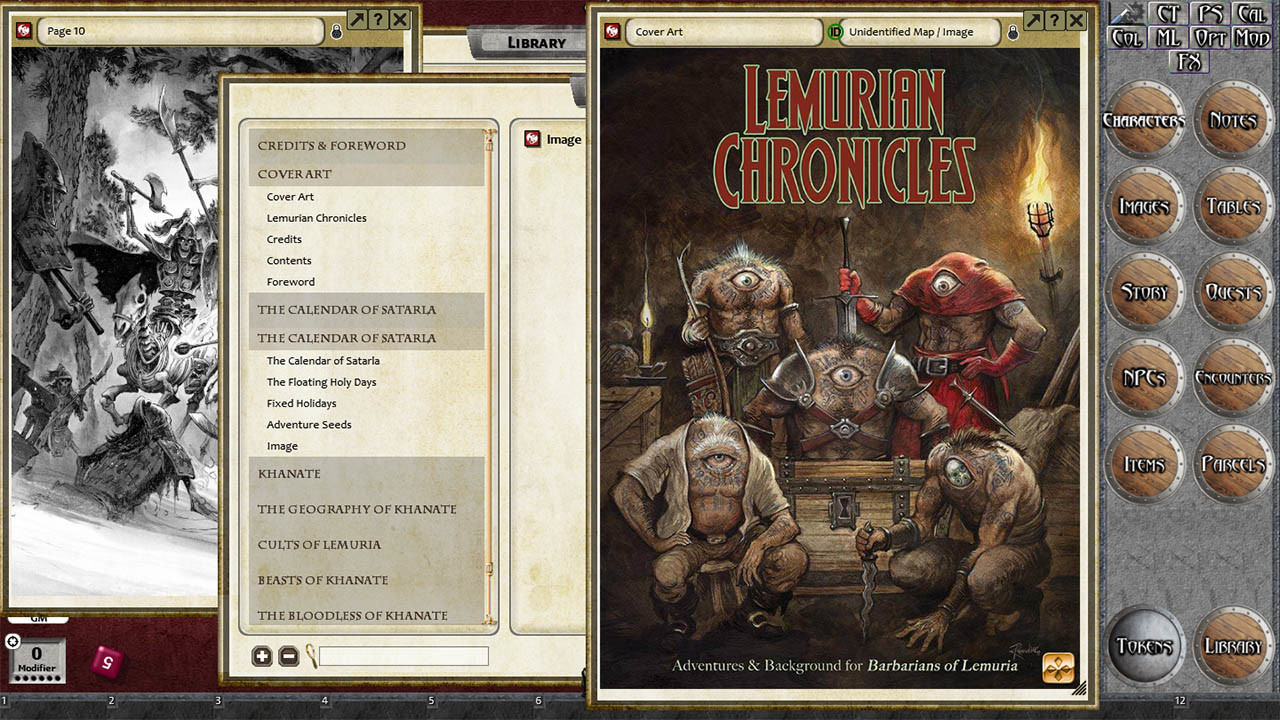 Fantasy Grounds - Lemurian Chroniclesのスクリーンショット 1