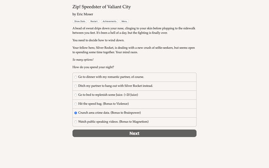 Screenshot z Zip! Speedster of Valiant City