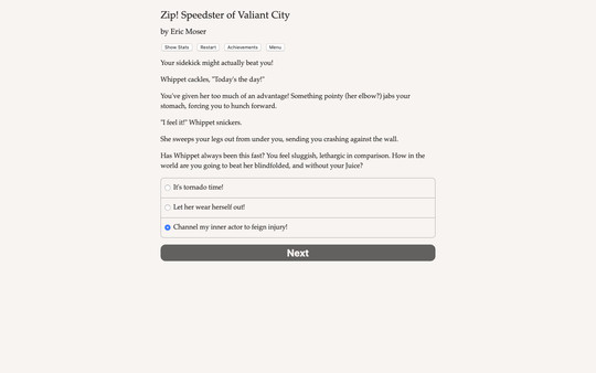 Screenshot z Zip! Speedster of Valiant City