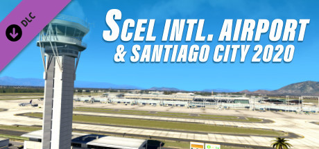 X-Plane 11 - Add-on: Aerosoft - SCEL Intl. Airport & Santiago City 2020 cover art
