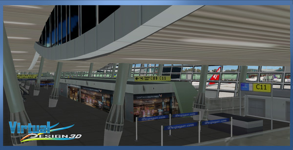 X-Plane 11 - Add-on: Aerosoft - SCEL Intl. Airport & Santiago City 2020