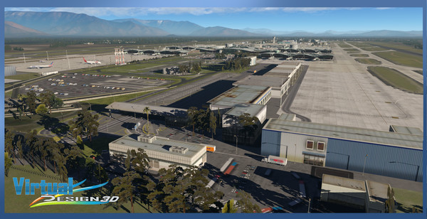 X-Plane 11 - Add-on: Aerosoft - SCEL Intl. Airport & Santiago City 2020 (DLC)