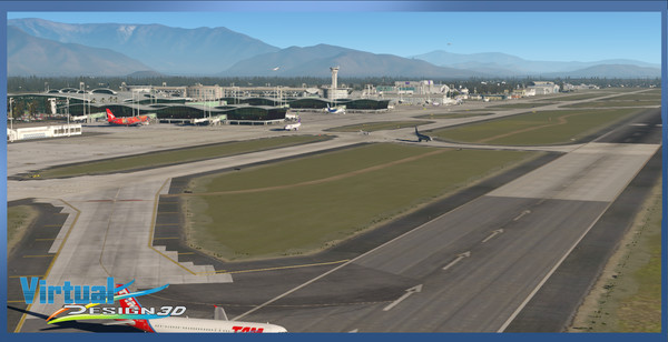 X-Plane 11 - Add-on: Aerosoft - SCEL Intl. Airport & Santiago City 2020 (DLC)