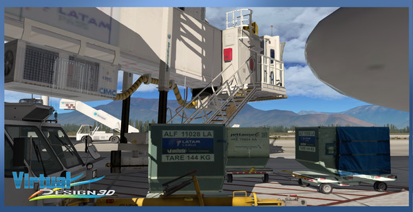 X-Plane 11 - Add-on: Aerosoft - SCEL Intl. Airport & Santiago City 2020 (DLC)