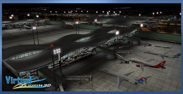 X-Plane 11 - Add-on: Aerosoft - SCEL Intl. Airport & Santiago City 2020 (DLC)