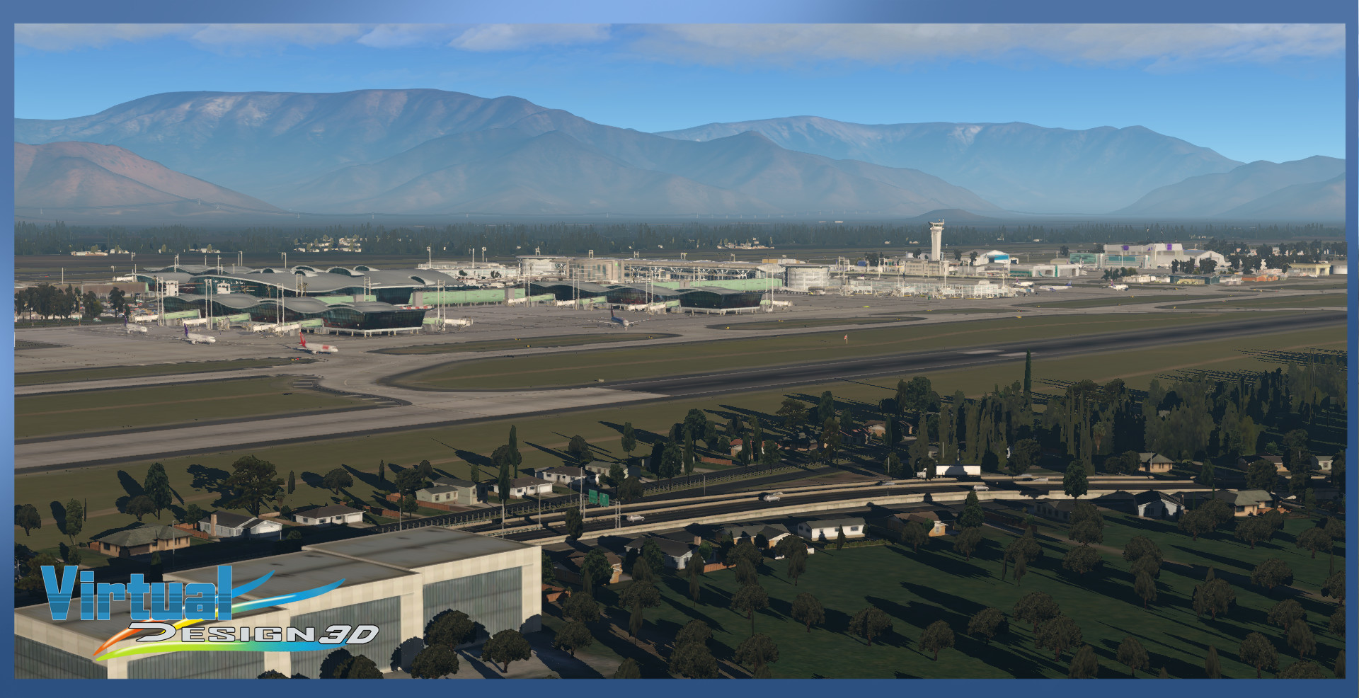 X-Plane 11 - Add-on: Aerosoft - SCEL Intl. Airport & Santiago City 2020 Featured Screenshot #1