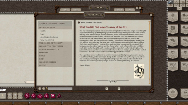Fantasy Grounds - Treasury of the City