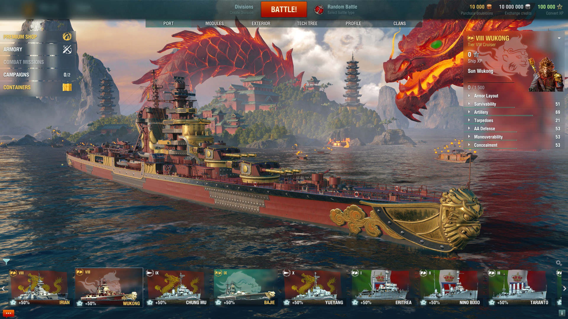 World of Warships — Wukong Featured Screenshot #1