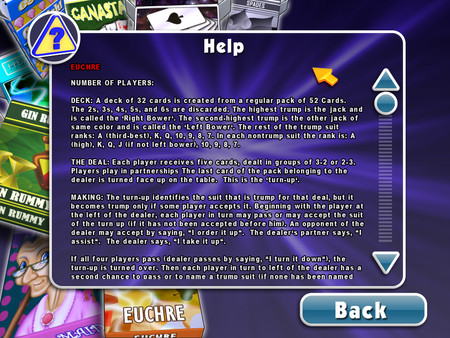 Screenshot z Classic Card Game Euchre