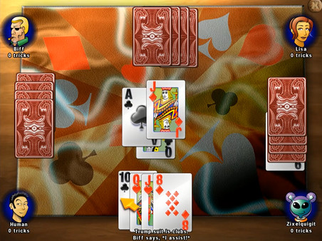Screenshot z Classic Card Game Euchre
