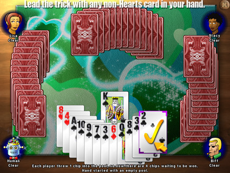 Classic Card Game Hearts screenshot 1