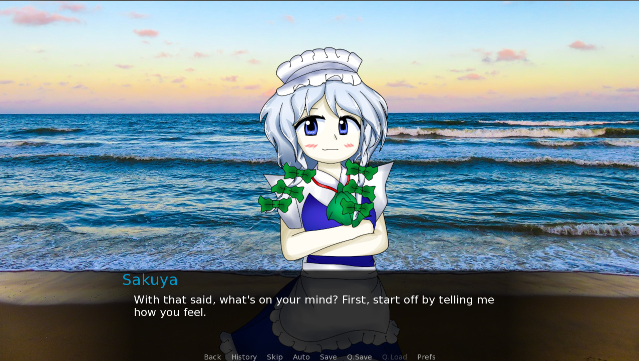 Sakuya Izayoi Gives You Advice And Dabs