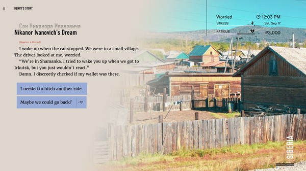 Screenshot z Wanderlust: Transsiberian