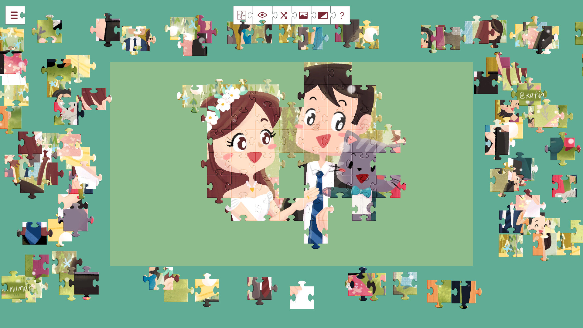 How Buddy’s parents met — a jigsaw puzzle tale