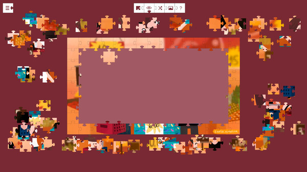 Screenshot z How Buddy’s parents met - jigsaw puzzle