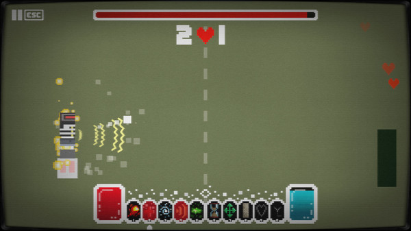 Screenshot z Hypergalactic Psychic Table Tennis 3000