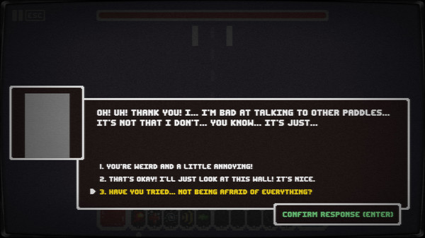 Screenshot z Hypergalactic Psychic Table Tennis 3000