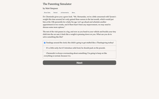 Screenshot z The Parenting Simulator