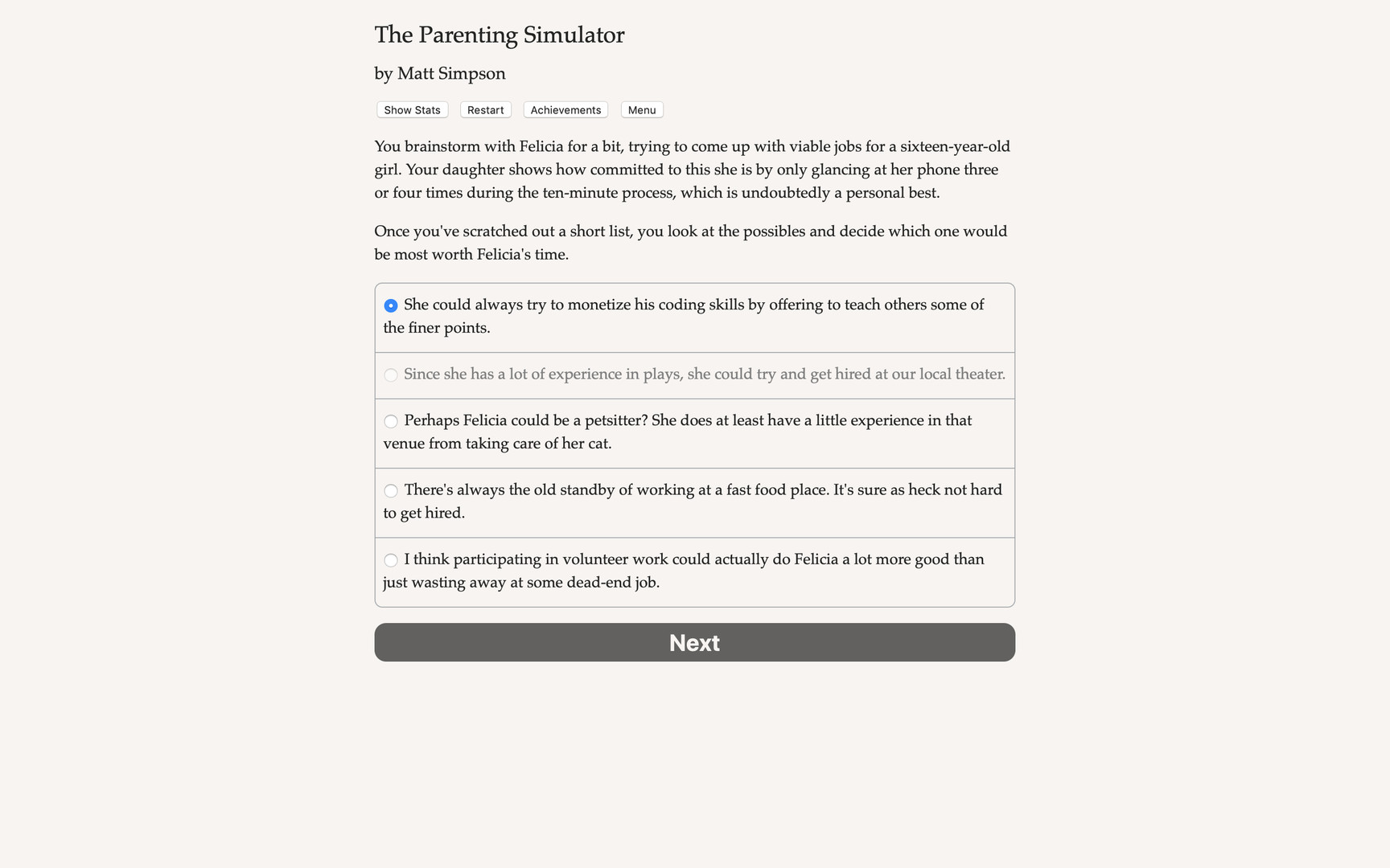 The Parenting Simulator screenshot #5