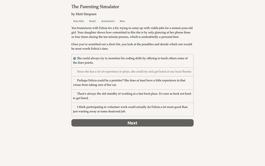 Screenshot z The Parenting Simulator