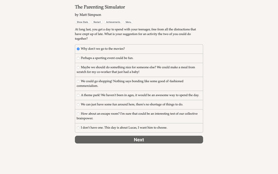 Screenshot z The Parenting Simulator