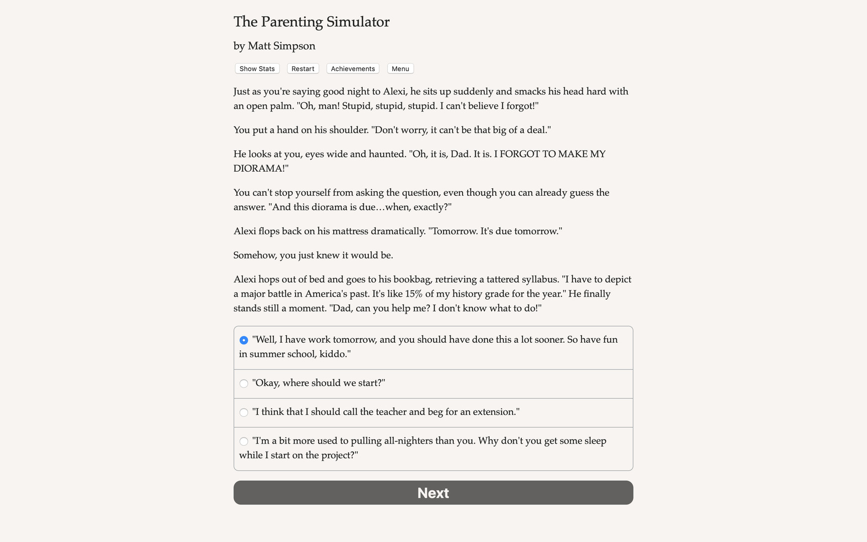 The Parenting Simulator screenshot #6