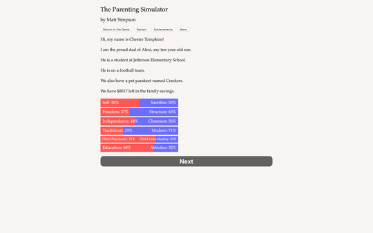 Screenshot z The Parenting Simulator