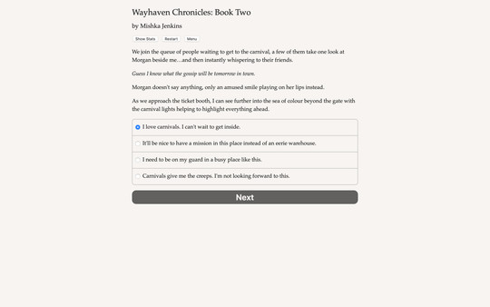 Screenshot z Wayhaven Chronicles: Book Two