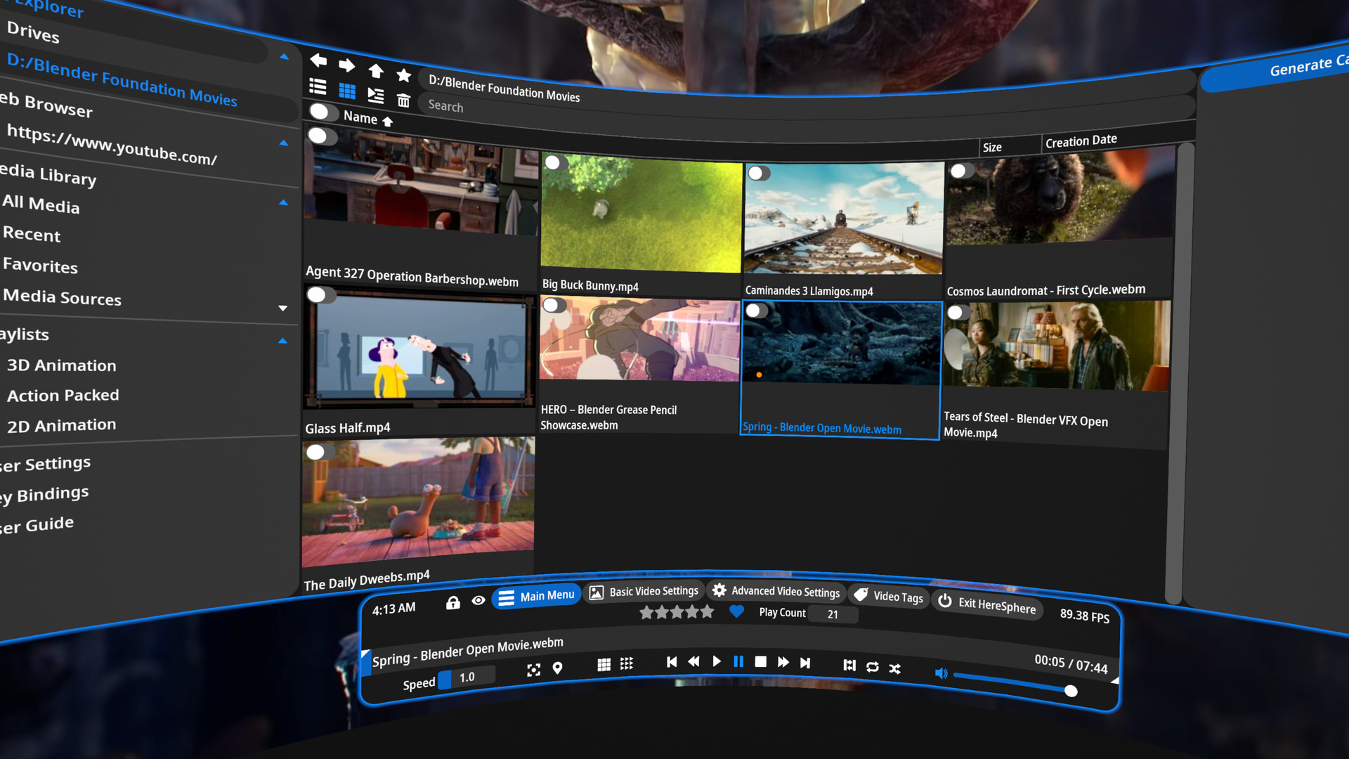 HereSphere VR Video Player