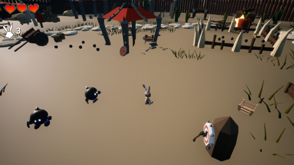Angry Bunny 2: Lost hole screenshot 2