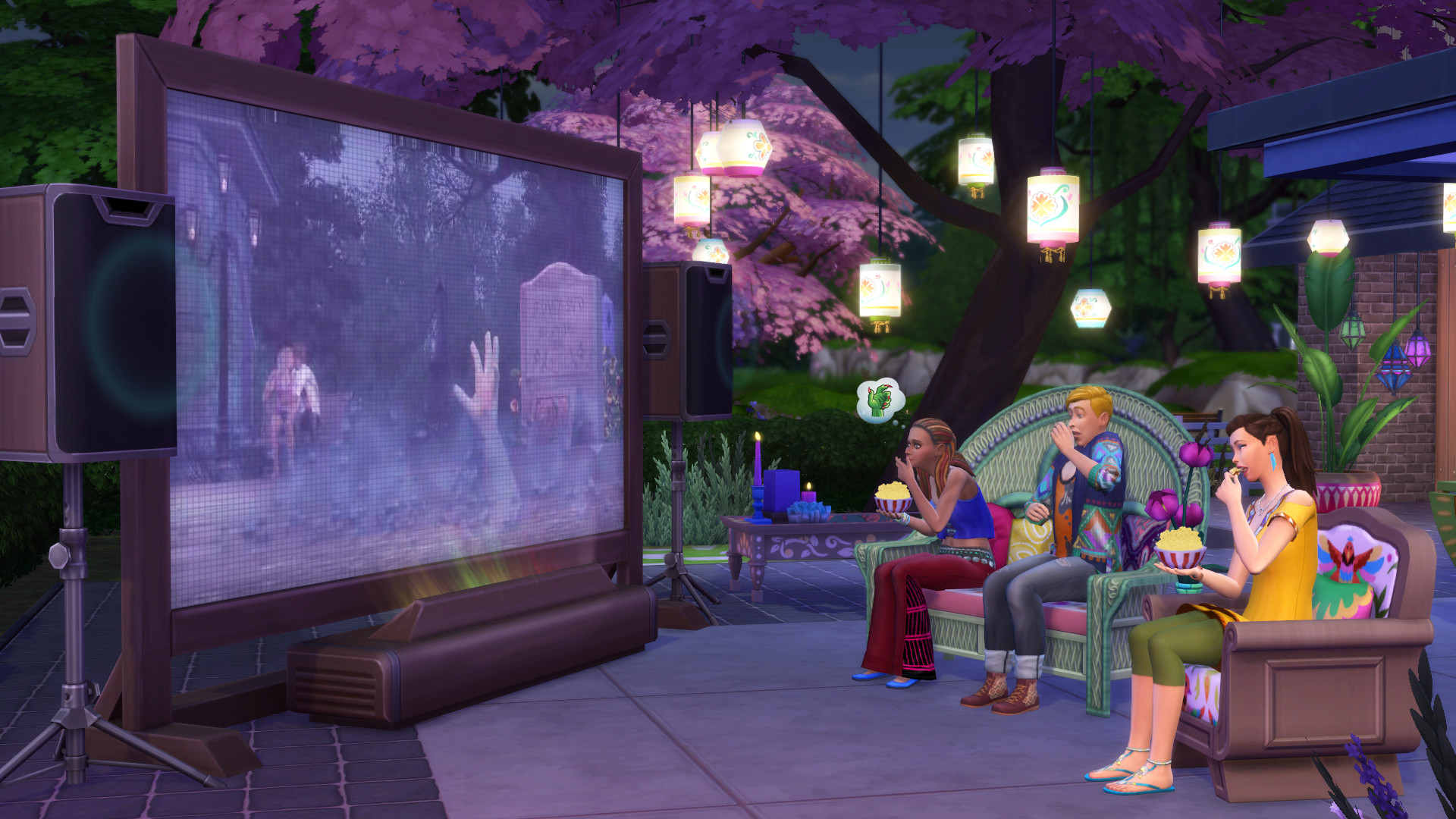 #3. The Sims™ 4 Movie Hangout Stuff (Steam) De: Electronic Arts