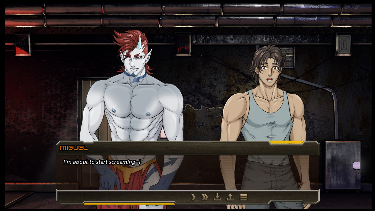 Alpha Hole Prison - A Yaoi, Gay, Bara Visual Novel screenshot #14
