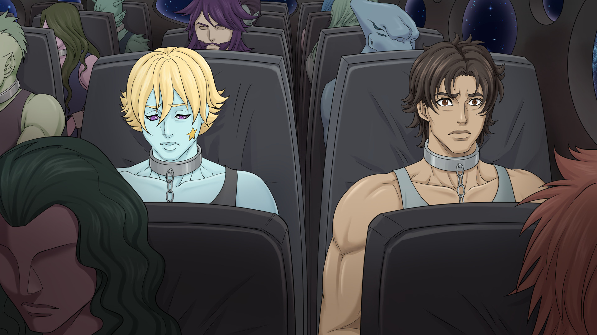 Alpha Hole Prison - A Yaoi, Gay, Bara Visual Novel screenshot #6