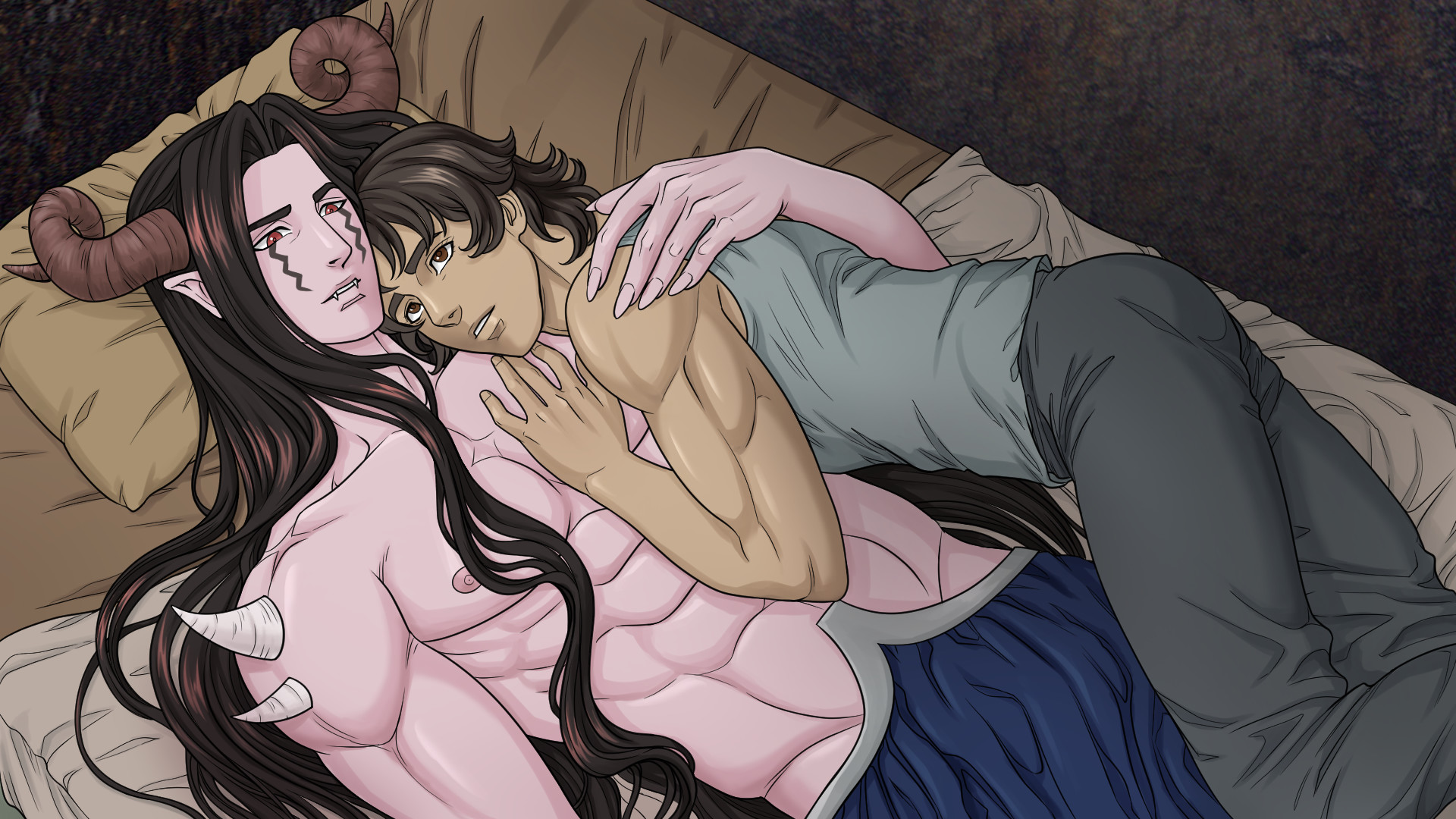Alpha Hole Prison - A Yaoi, Gay, Bara Visual Novel screenshot #8
